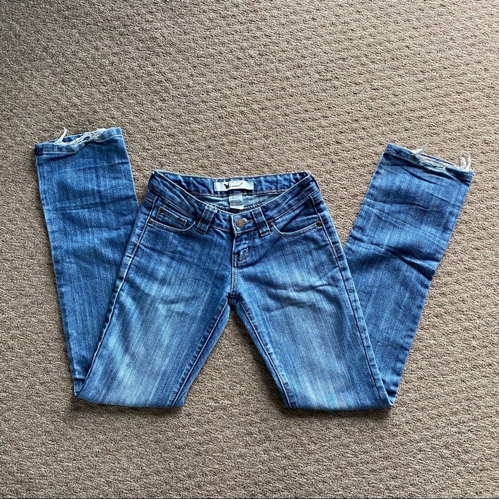 Wet Seal Low Rise Bootcut Jeans